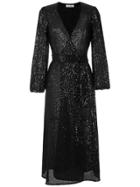 Nk Sequin Midi Dress - Black