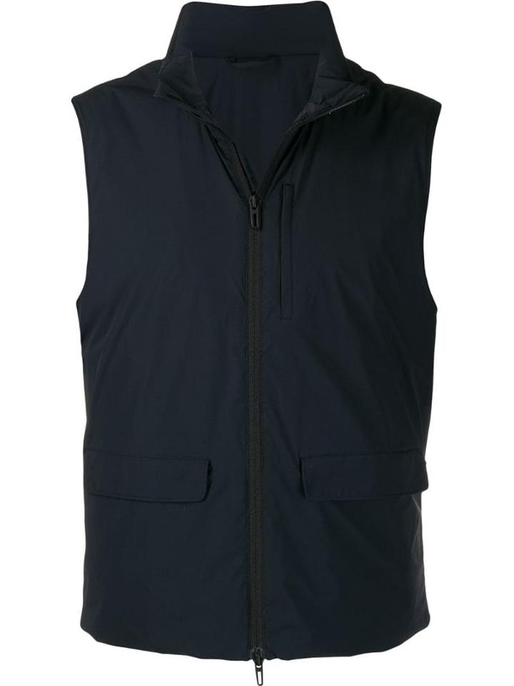Emporio Armani Lightweight Tactical Gilet - Blue