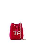 Tom Ford Velvet Crystal Tf Mini Shoulder Bag - Pink