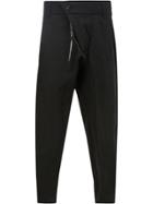 Cedric Jacquemyn Cropped Tailored Trousers - Black