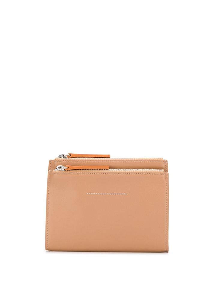 Mm6 Maison Margiela Compact Wallet - Neutrals
