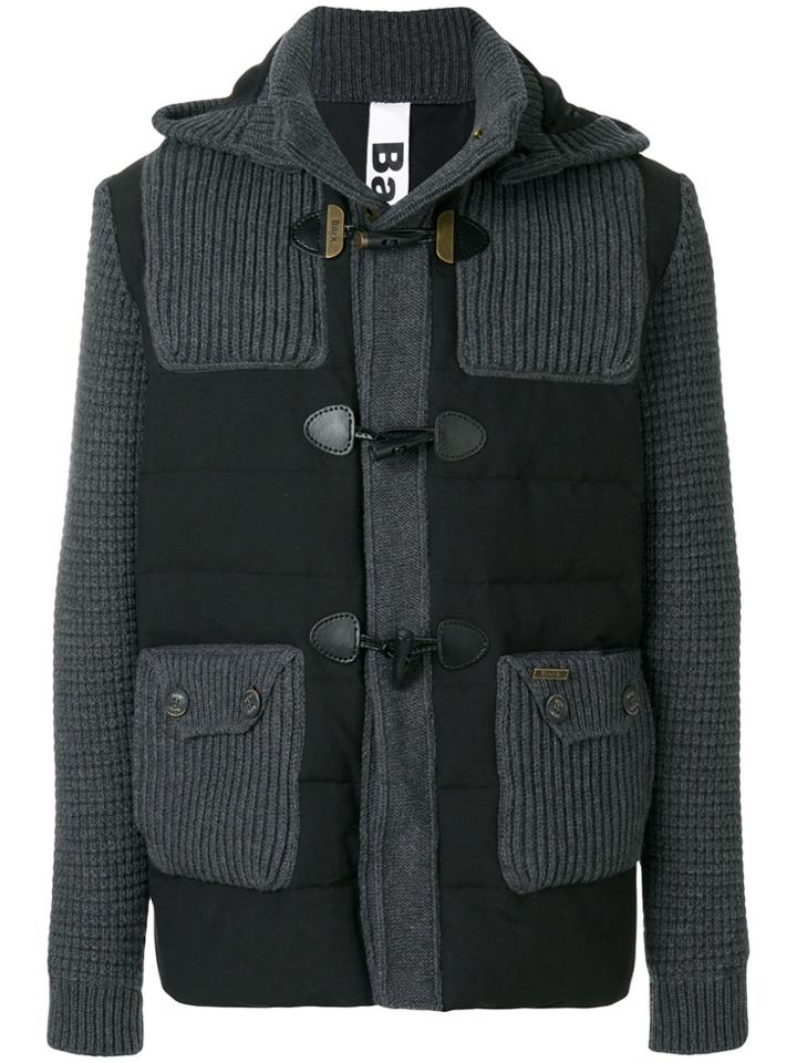 Bark Padded Duffle Jacket - Grey