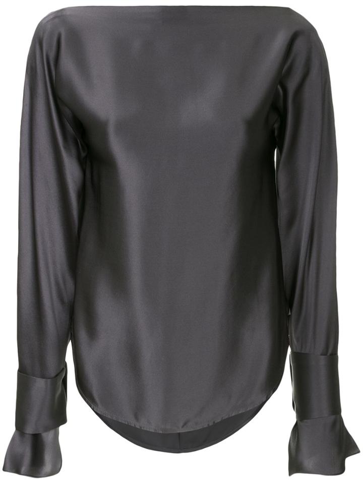 Christopher Esber Slit Sleeves Blouse - Grey