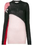 Alyx Colour Block Knit Sweater - Black