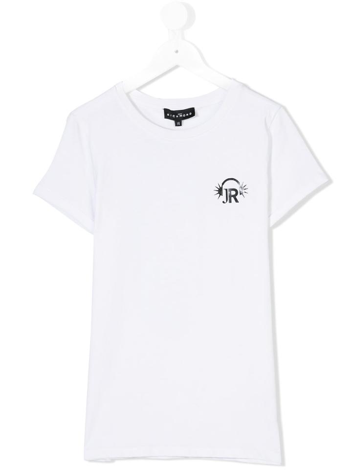 John Richmond Kids Logo Print T-shirt - White