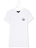 John Richmond Kids Logo Print T-shirt - White