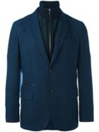 Ermenegildo Zegna Detachable High Collar Blazer - Blue