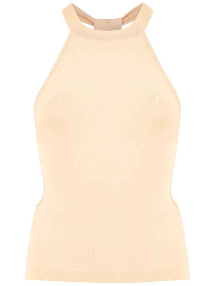 Egrey Halterneck Knitted Top - Neutrals