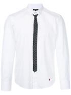Loveless - Tie Print Shirt - Men - Cotton - 1, White, Cotton