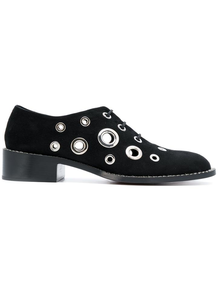 Proenza Schouler Eyelet Brogues - Black