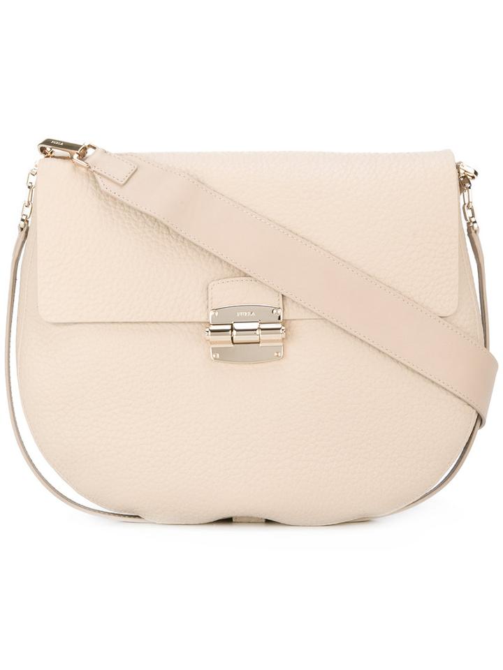 Furla Club S Crossbody Bag, Women's, Nude/neutrals, Leather