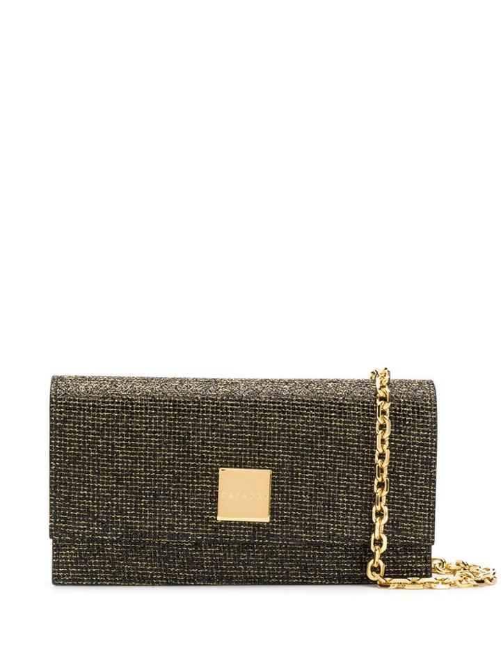 Casadei Logo-plaque Shoulder Bag - Black
