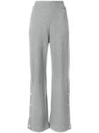 Courrèges Flared High-waist Trousers - Grey