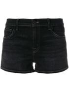 J Brand Faded Short Shorts - Black
