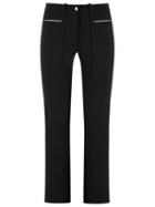 Gloria Coelho Side Pockets Trousers, Women's, Size: 42, Black, Polyamide/spandex/elastane