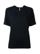 Markus Lupfer Pleated Metallic Back T-shirt, Women's, Size: Xs, Black, Silk/cotton/acrylic/viscose