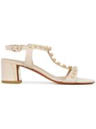 Baldinini Embellished Open-toe Sandals - Neutrals