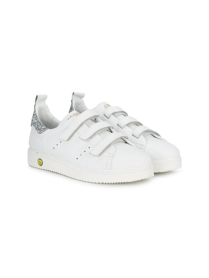 Golden Goose Kids Smash Sneakers - White