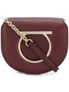 Salvatore Ferragamo Gancini Flap Bag - Brown