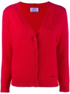 Prada Fine Knit Cardigan - Red