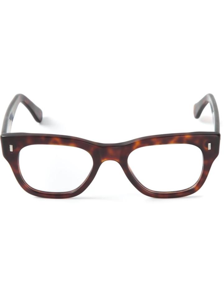 Cutler & Gross Wayfarer Optical Glasses, Brown, Acetate