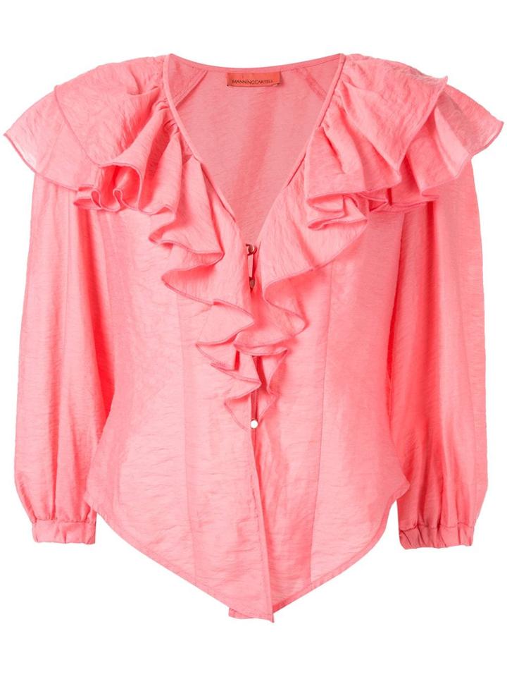Manning Cartell Balloon Art Frilled Blouse - Pink