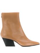 Aeyde Pointed Ankle Boots - Brown
