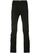 Skingraft Curved Denim Jeans, Men's, Size: 30, Black, Cotton/spandex/elastane