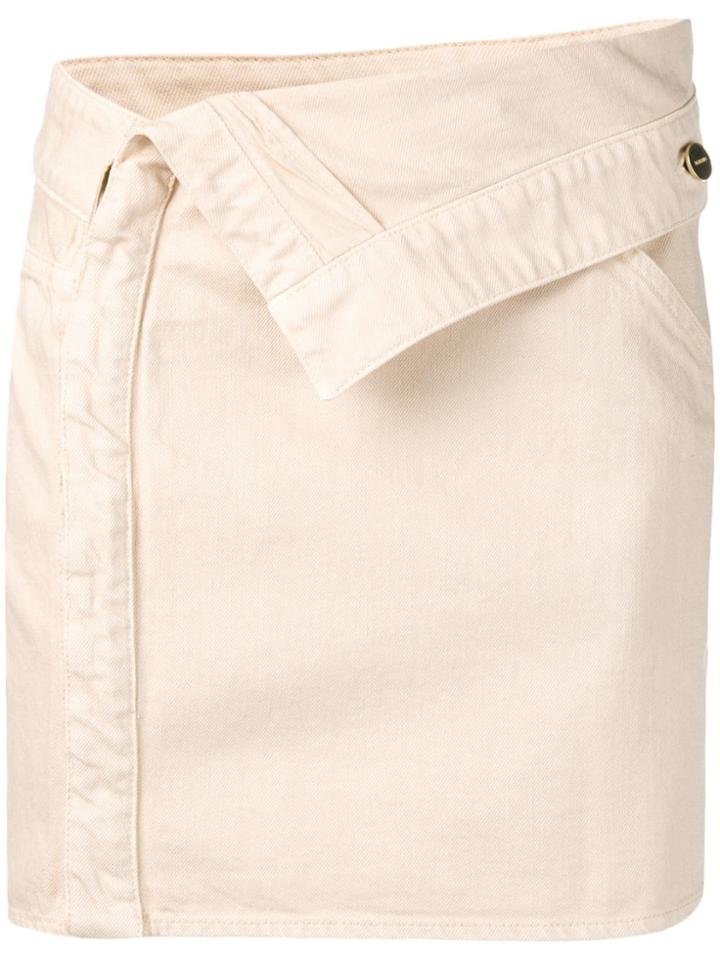 Jacquemus Jean Mini Skirt - Neutrals