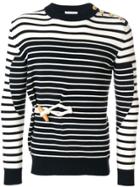 Jw Anderson Toggle-detail Mariniere Jumper - Blue