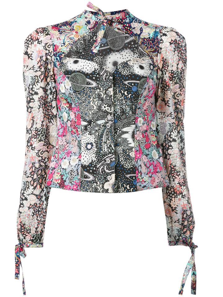 Olympia Le-tan Liberty Print Blouse - Multicolour