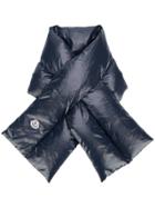 Moncler Wide Puffer Scarf - Blue