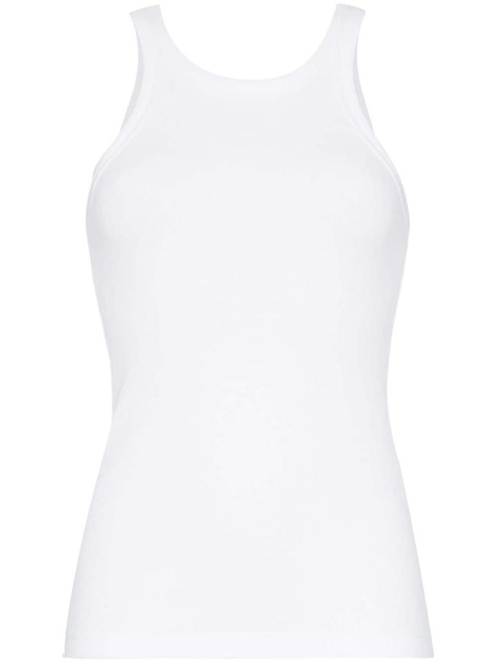 Toteme Espera Ribbed Tank Top - White