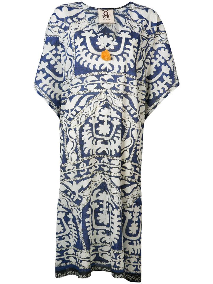 Figue - 'eliza' Kaftan - Women - Cotton - Xl, Women's, Blue, Cotton