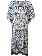 Figue - 'eliza' Kaftan - Women - Cotton - Xl, Women's, Blue, Cotton