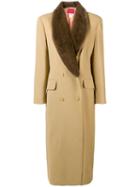 Kenzo Pre-owned Double Breasted Long Coat - Neutrals