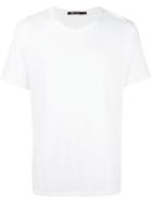 T By Alexander Wang Round Neck T-shirt, Men's, Size: Large, White, Cotton