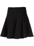 Red Valentino A-line Mini Skirt, Women's, Size: 40, Black, Polyamide/polyester/spandex/elastane/virgin Wool