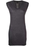 Rick Owens Long Vest Top - Grey