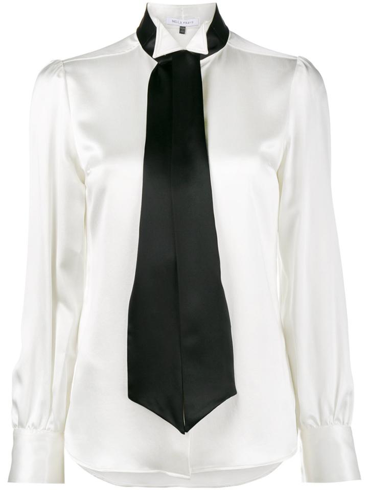 Bella Freud Marlene Silk-satin Shirt - White