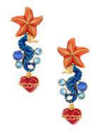 Dolce & Gabbana Sacred Heart, Starfish And Seahorse Earrings -