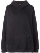 Yeezy Oversized Drawstring Hoodie - Brown