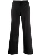 Christian Dior Vintage Cropped Wide-leg Trousers - Black