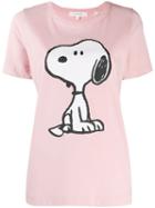 Chinti & Parker Snoopy Print T-shirt - Pink