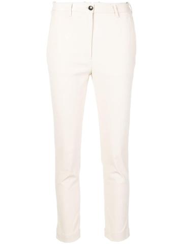 Nine In The Morning Slim Fit Trousers - Nude & Neutrals
