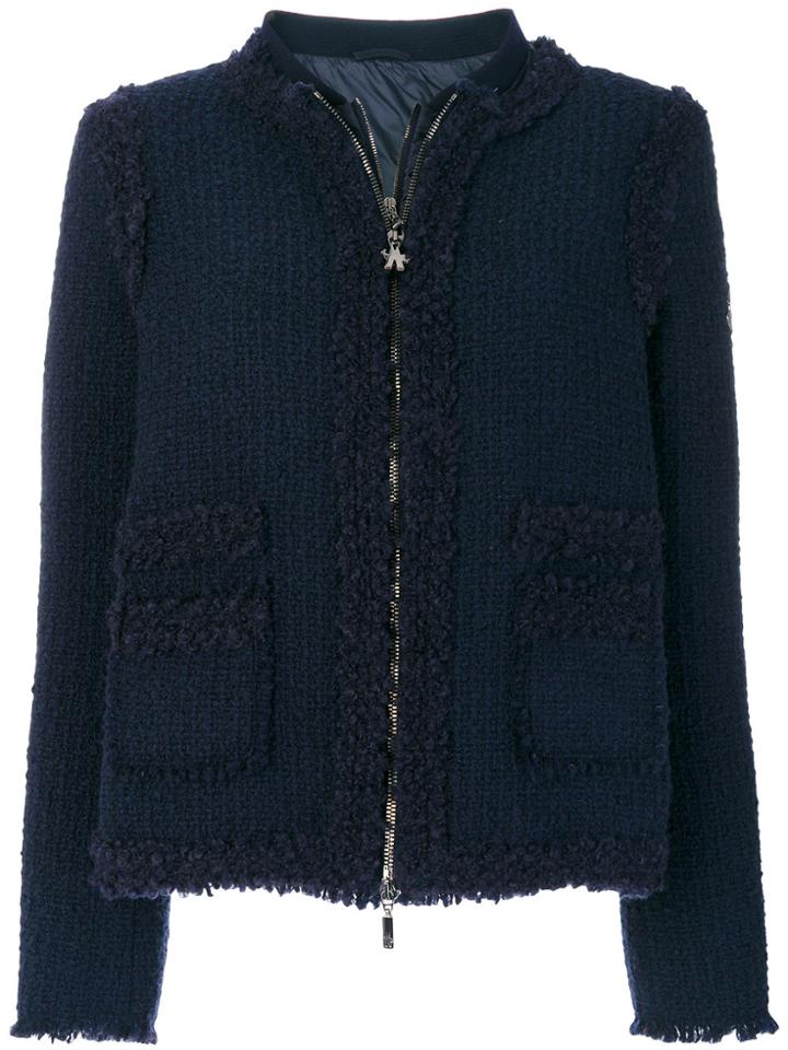 Moncler Gamme Rouge Trim Jacket - Blue