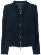 Moncler Gamme Rouge Trim Jacket - Blue