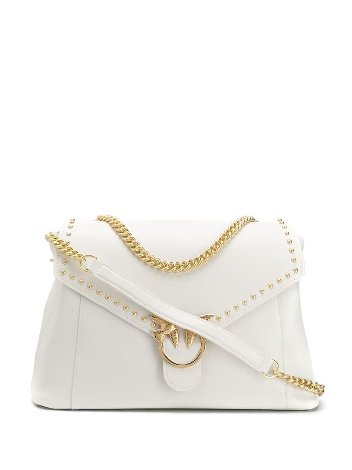 Pinko Trapeze Tote - White