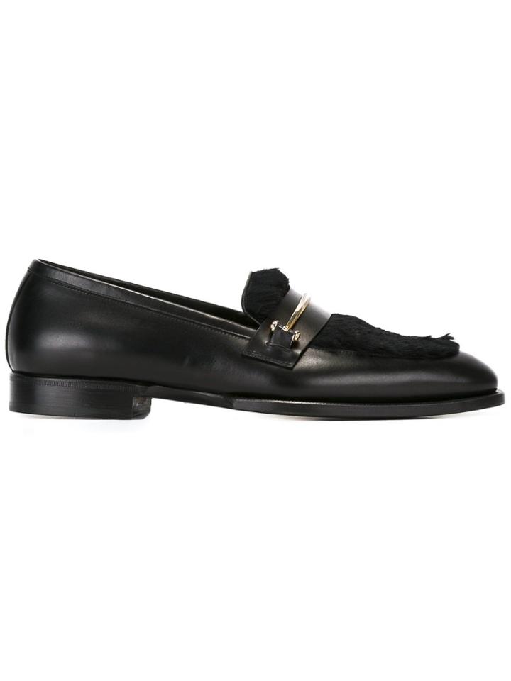 Louis Leeman Buckled Loafers - Black