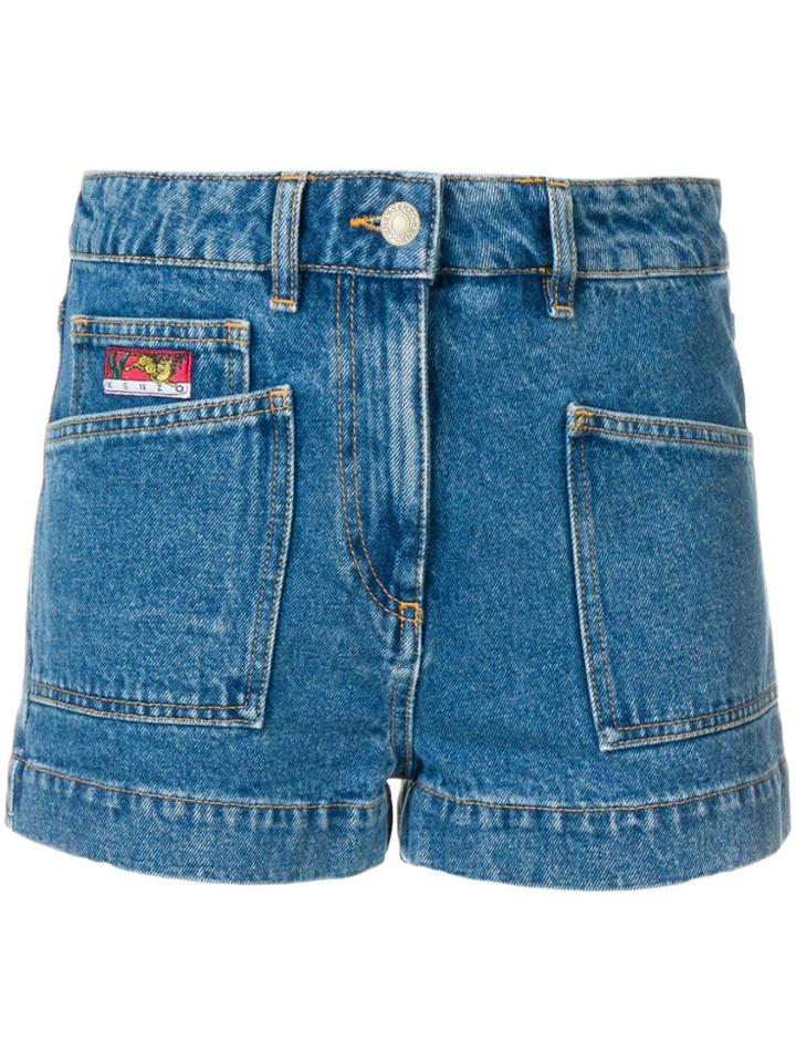 Kenzo Denim Shorts - Blue